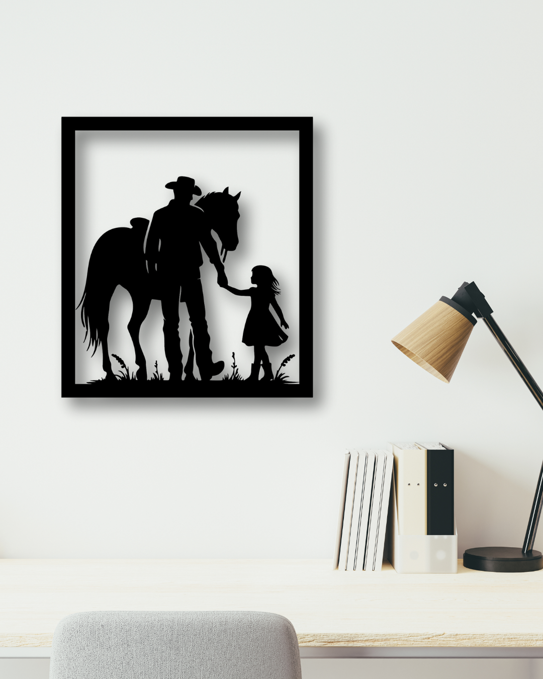 Cuadro Vaquero Country Caballo