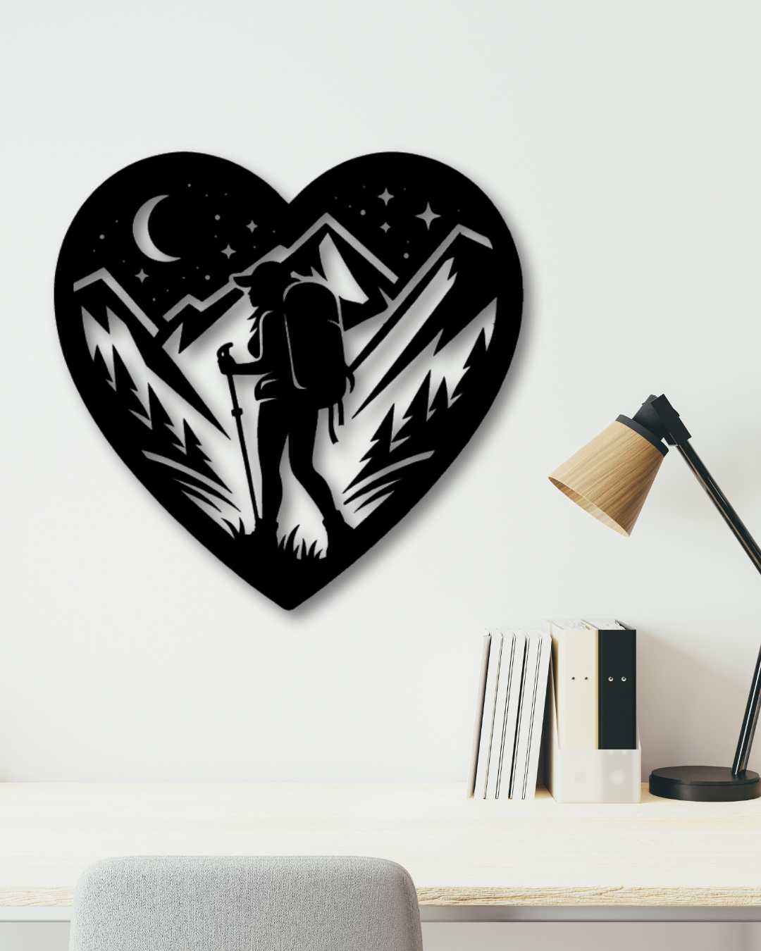 Cuadro Senderismo Luna