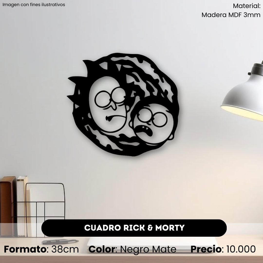 Cuadro Rick & Morty