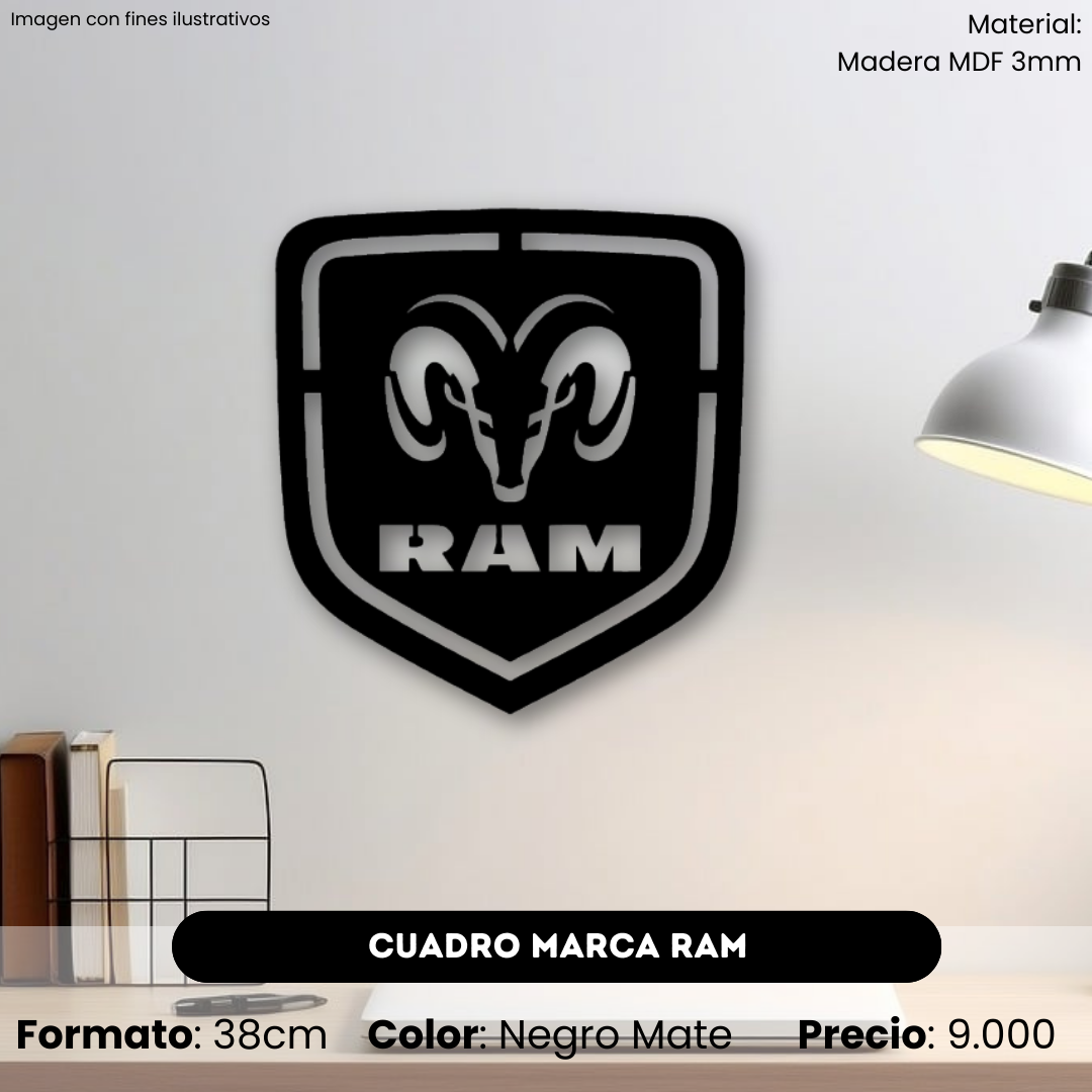 Cuadro Marca Carro RAM