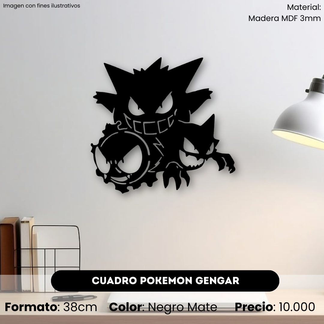 Cuadro Pokemon Gengar