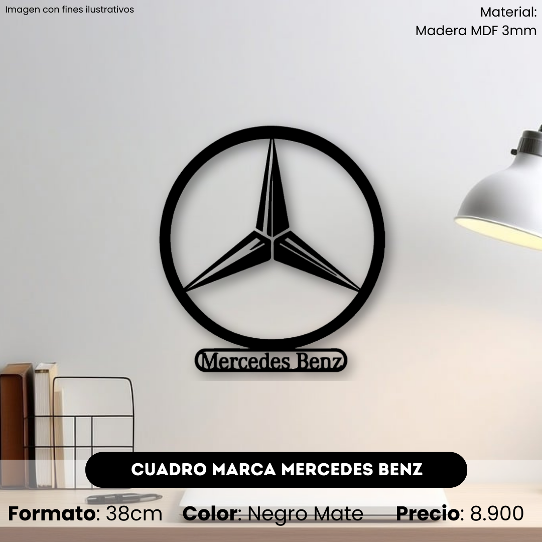 Cuadro Marca Carro Mercedes Benz