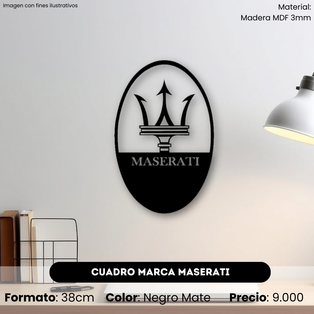 Cuadro Marca Carro Maserati