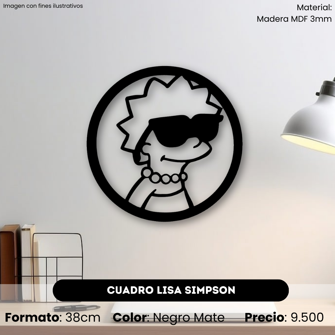 Cuadro Lisa Simpson