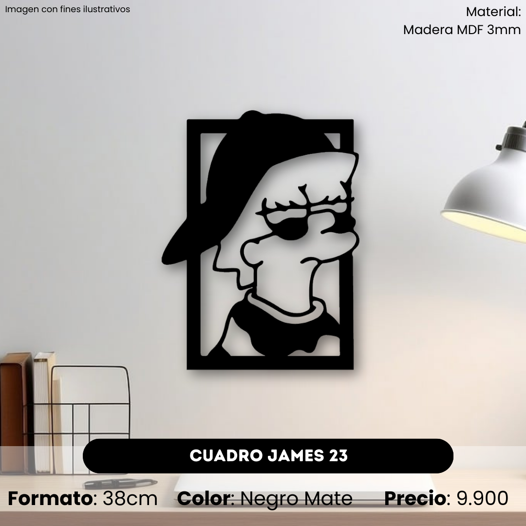 Cuadro Lisa Simpson