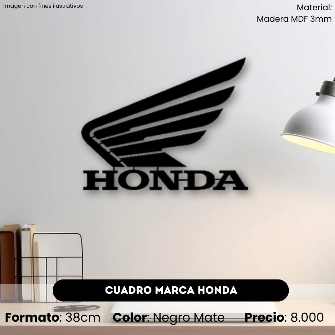 Cuadro Marca Carro Honda