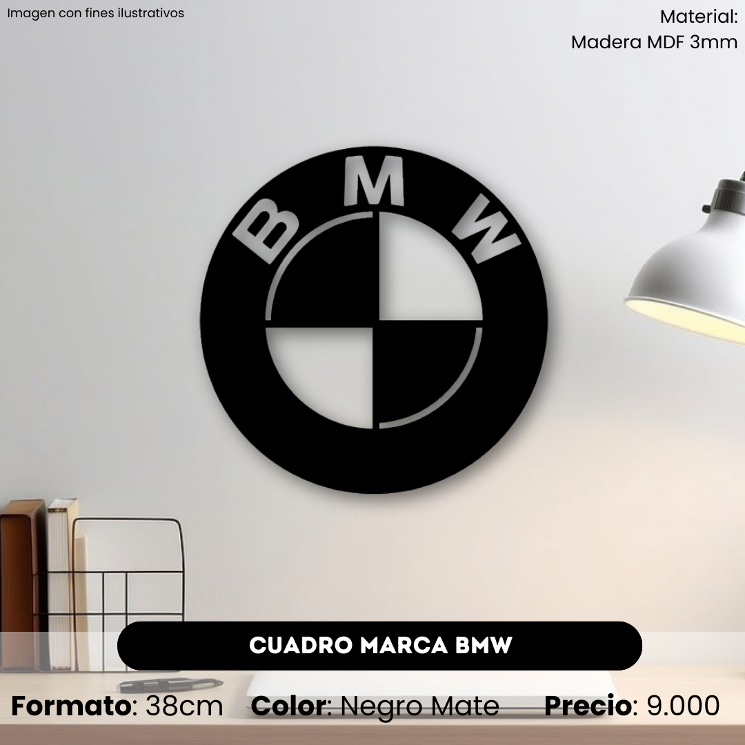 Cuadro Marca Carro BMW