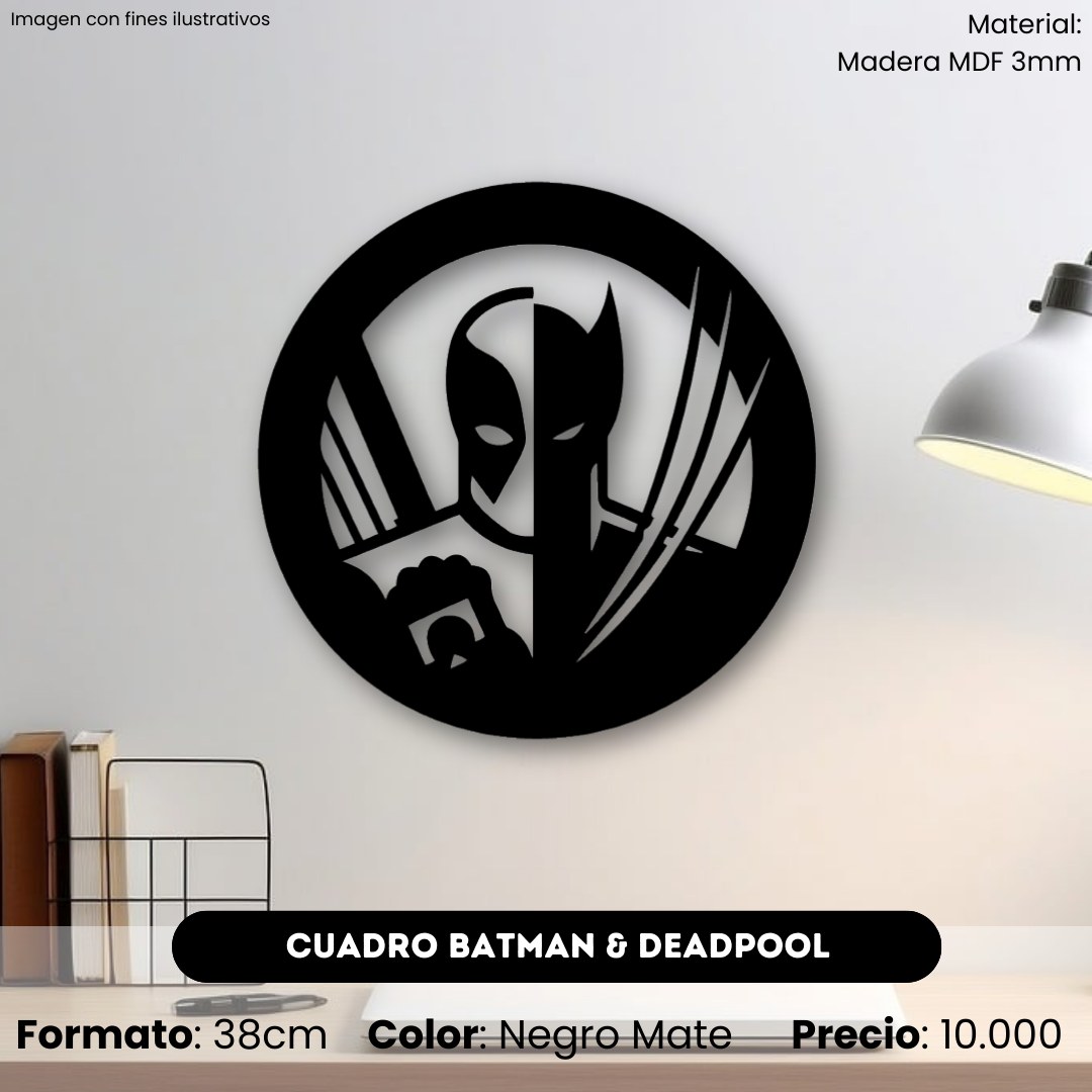 Cuadro Batman & Deadpool