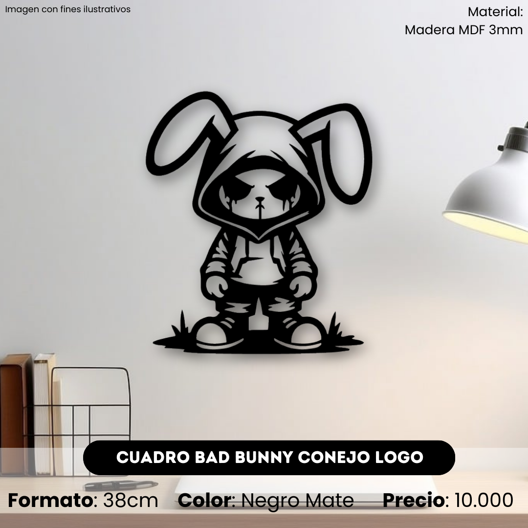 Cuadro Bad Bunny Conejo
