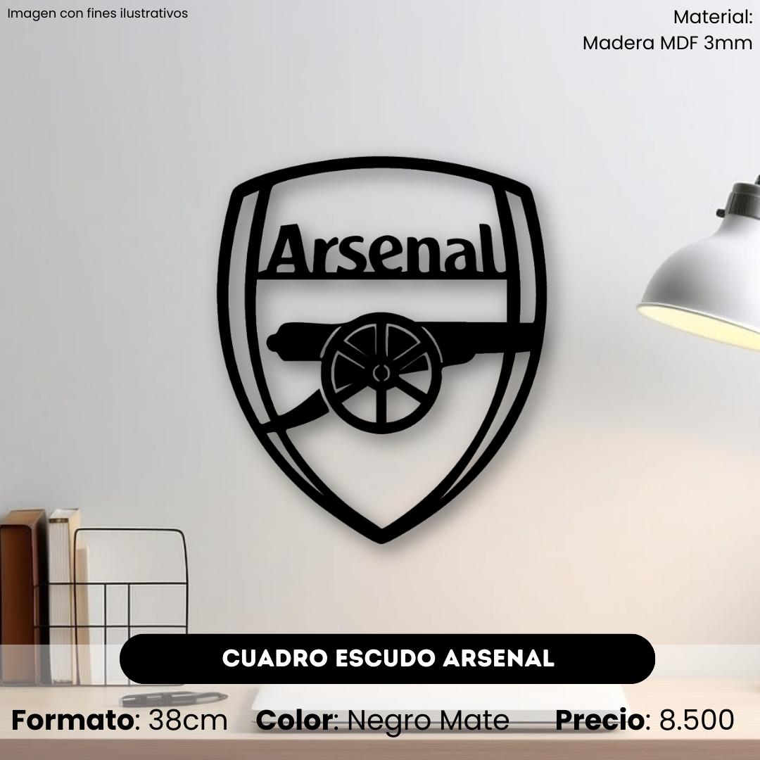 Cuadro Escudo Arsenal