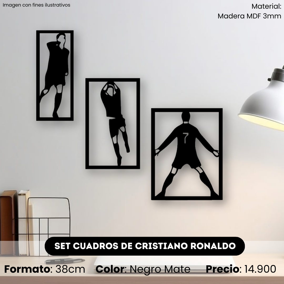 Set Cuadros de Cristiano Ronaldo