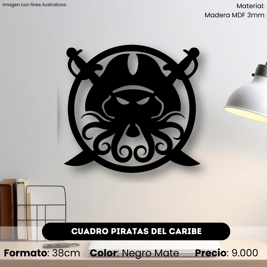 Cuadro Piratas del Caribe