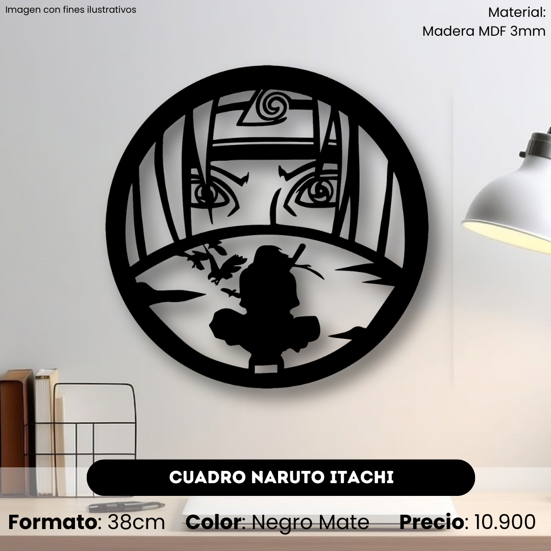 Cuadro Naruto Itachi