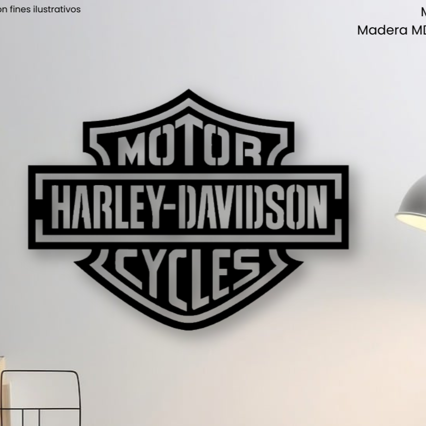 Cuadro Logo Harley Davidson