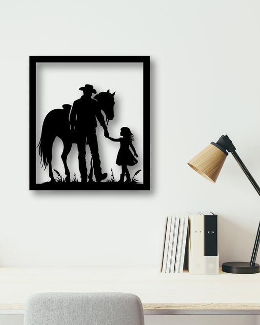 Cuadro Vaquero Country Caballo