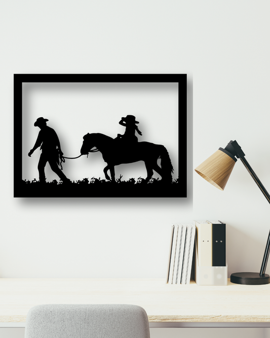 Cuadro Vaquero Country Caballo