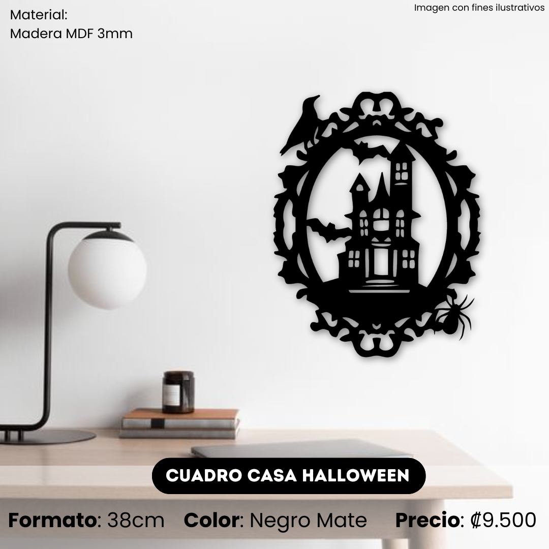 Cuadro Casa Halloween