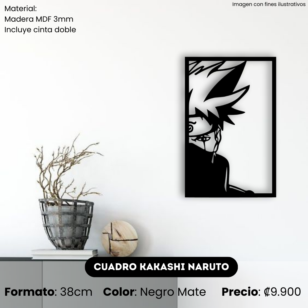 Cuadro Kakashi Naruto