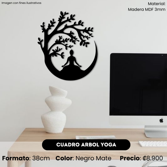 Cuadro Arbol Yoga