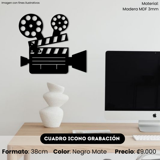 Cuadro Claqueta Películas