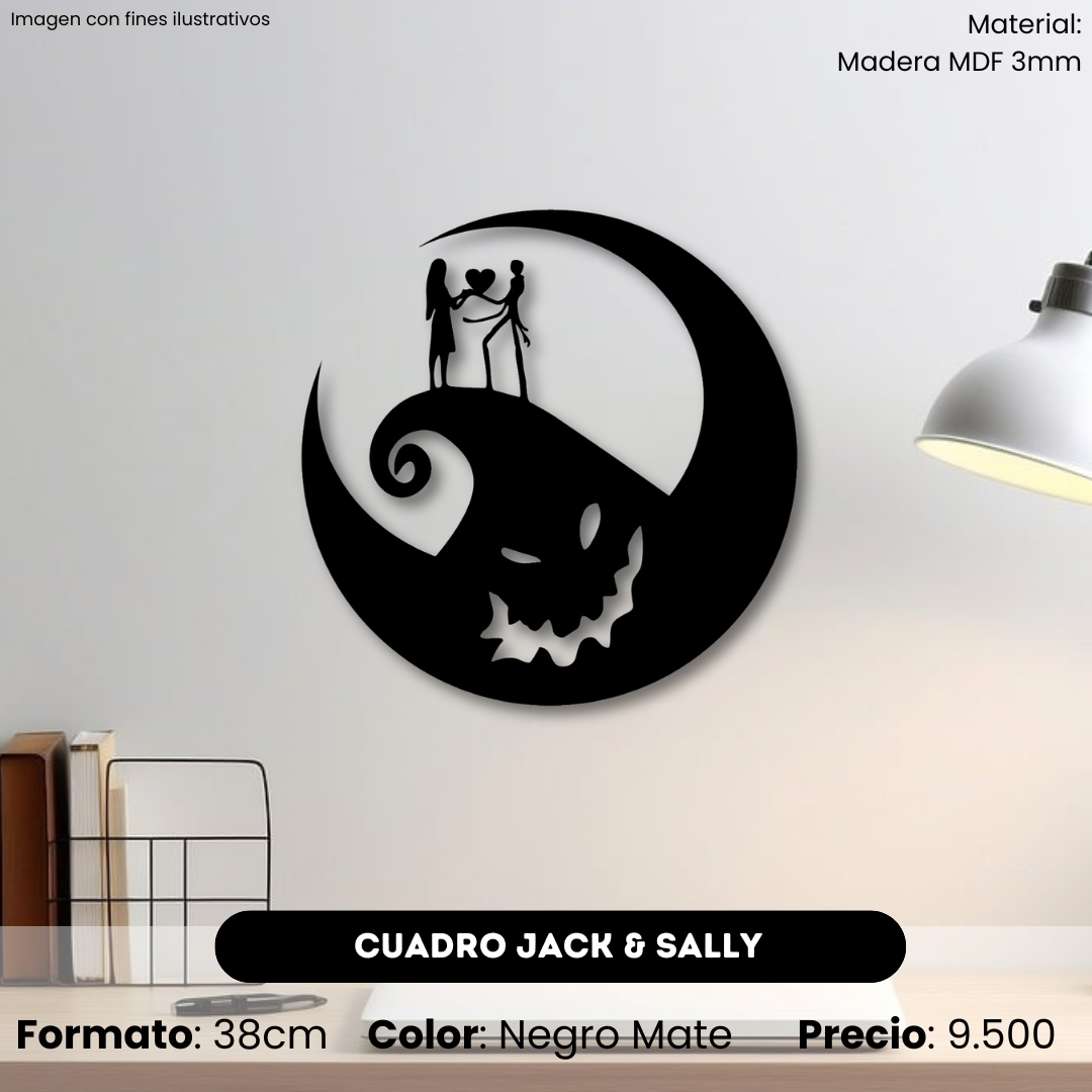 Cuadro Jack & Sally