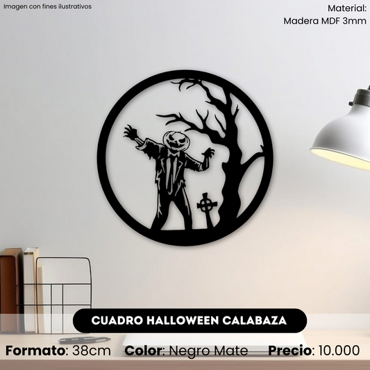 Cuadro Halloween Calabaza