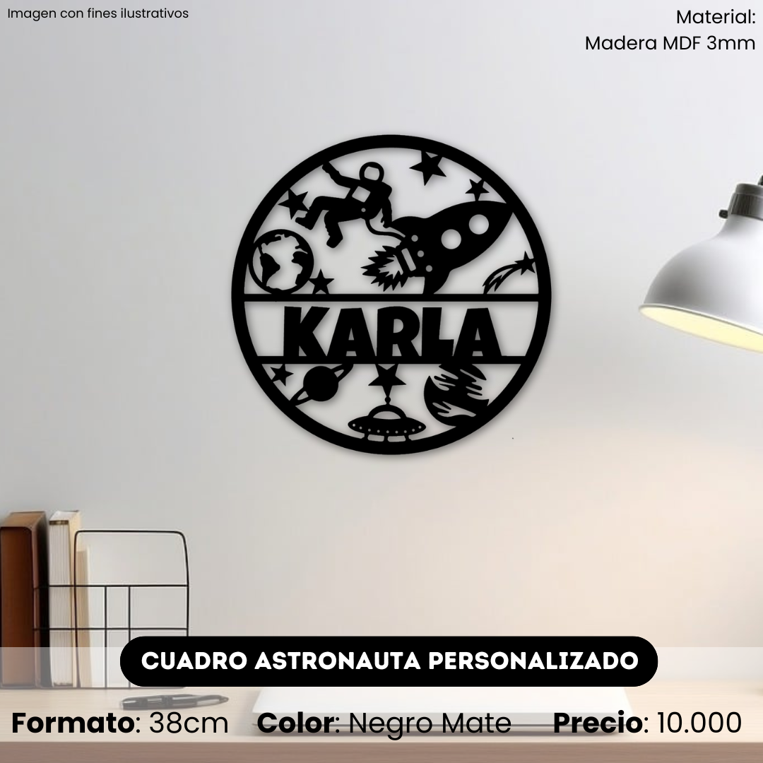 Cuadro Astronauta Personalizados