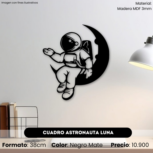 Cuadro Astronauta Luna