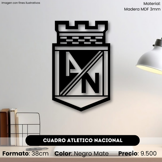 Cuadro Escudo Atletico Nacional