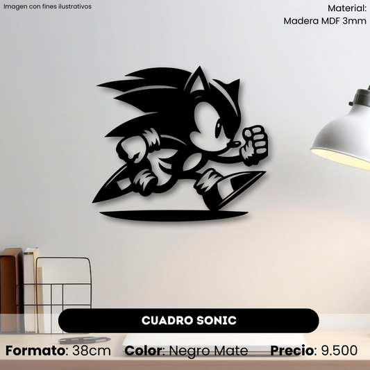 Cuadro Escudo Sonic
