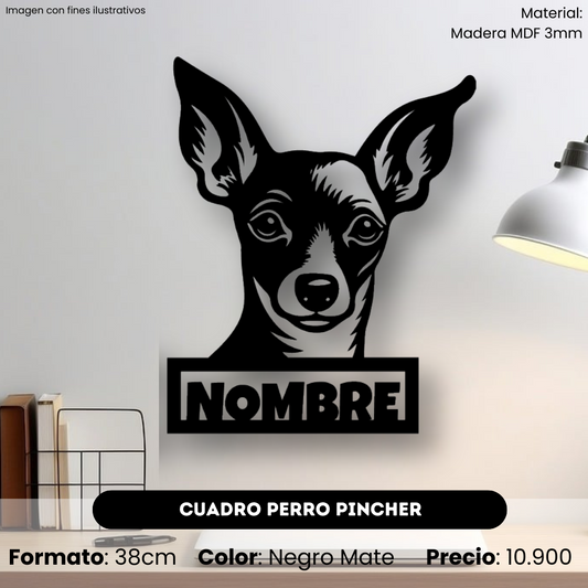 Cuadro Perro Pincher