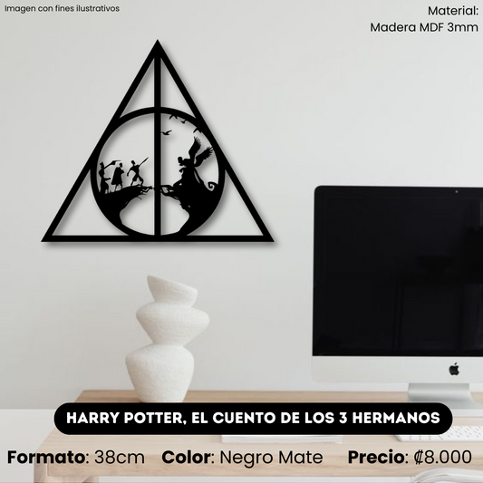 Cuadro Harry Potter, el cuento de los 3 hermanos